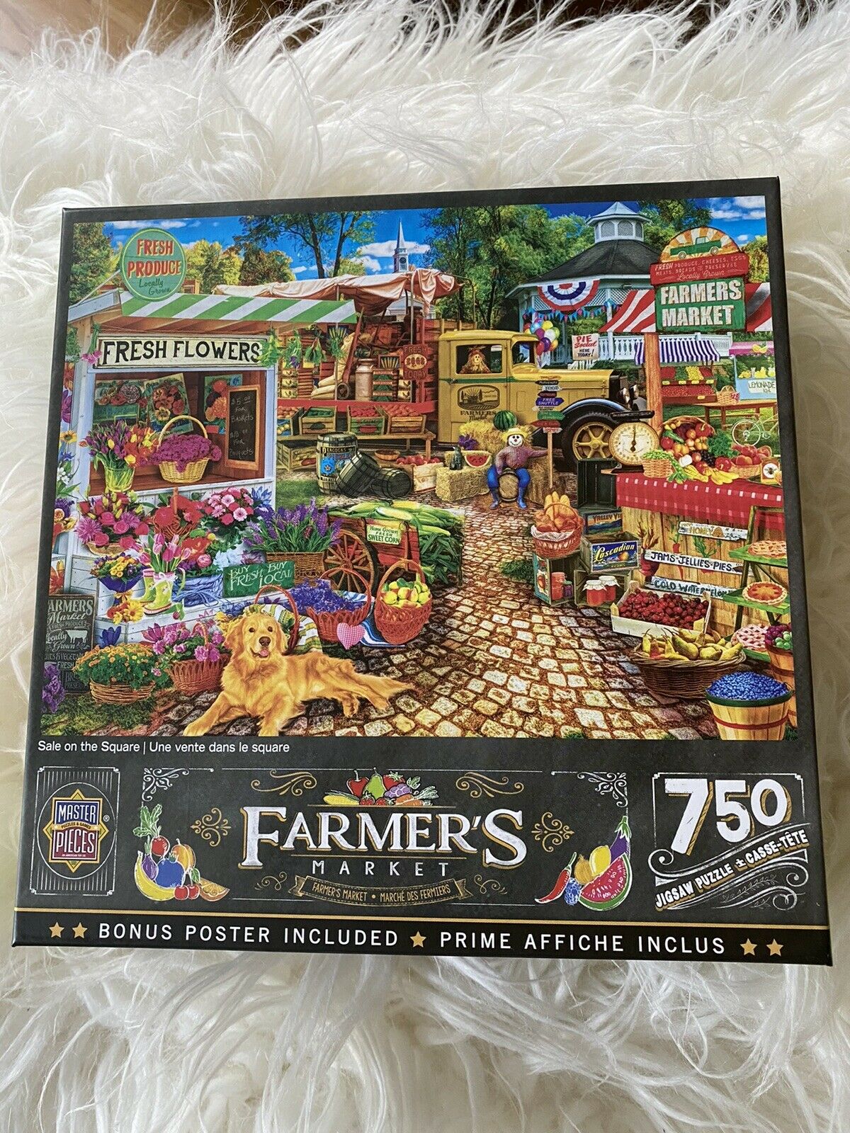Masterpieces "farmer's Market" Jigsaw Puzzle "sale On The Square" 750 Piece