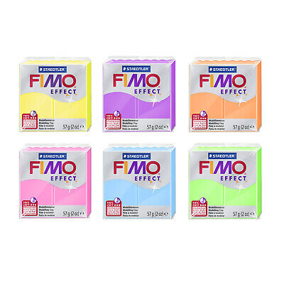 Genuine Fimo® Effect Polymer Modelling Oven Bake Clay 57g * 42 Different Colors