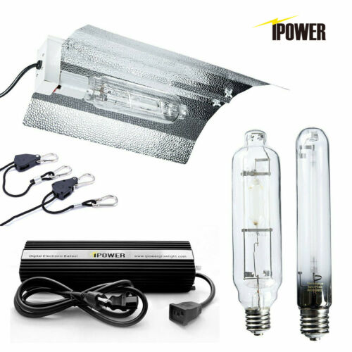 Ipower Hps Mh Digital Dimmable Grow Light System Kits Wing Reflector Set