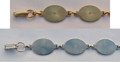 6 Bracelet Blanks/forms ~ 6 Oval Pads 20mm ~ 4 Silver + 2 Gold ~ You Glue Cabs