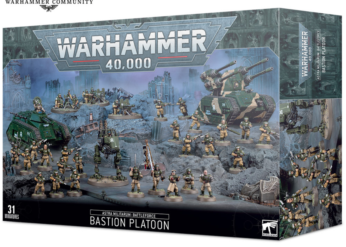 Warhammer 40k Battleforce Astra Militarum Bastion Platoon Imperial Guard