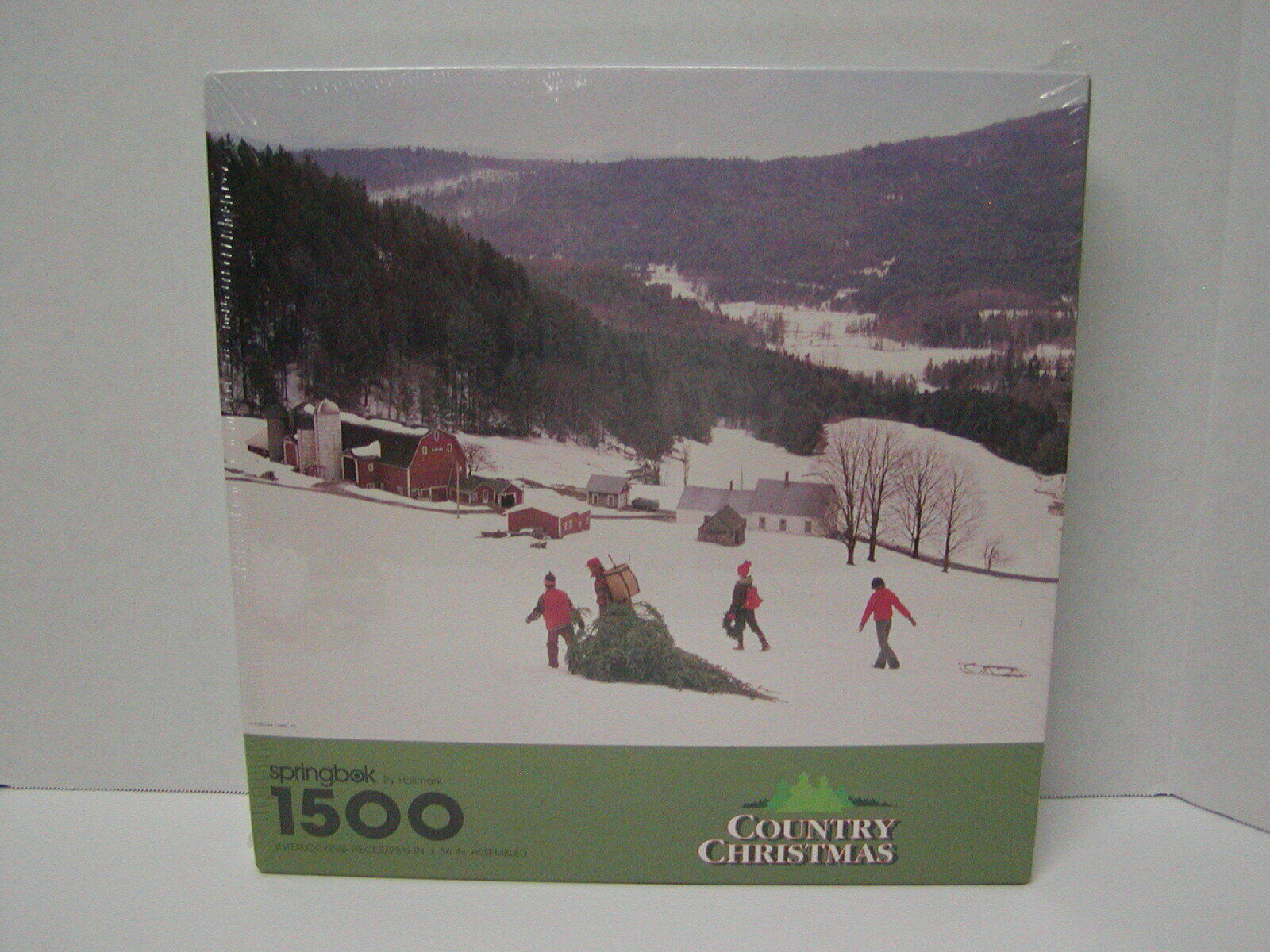 Country Christmas 1500 Piece Springbok Puzzle New Sealed