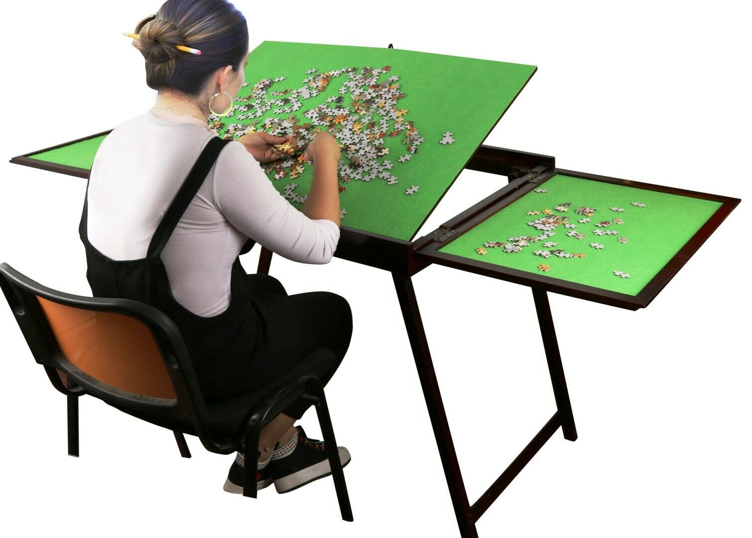 Jigsaw Puzzle Table Storage Folding Tilting Table 1000 1500 Pcs Mat Board New