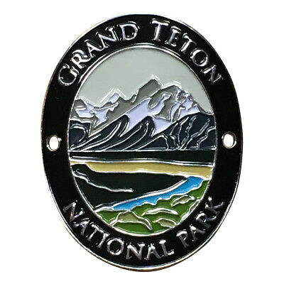 Grand Teton National Park Walking Stick Medallion - Wyoming, Traveler Series