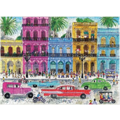 Cuba Michael Storrings 1,000 Piece Jig Saw Puzzle Abcdef Colorful City Scape