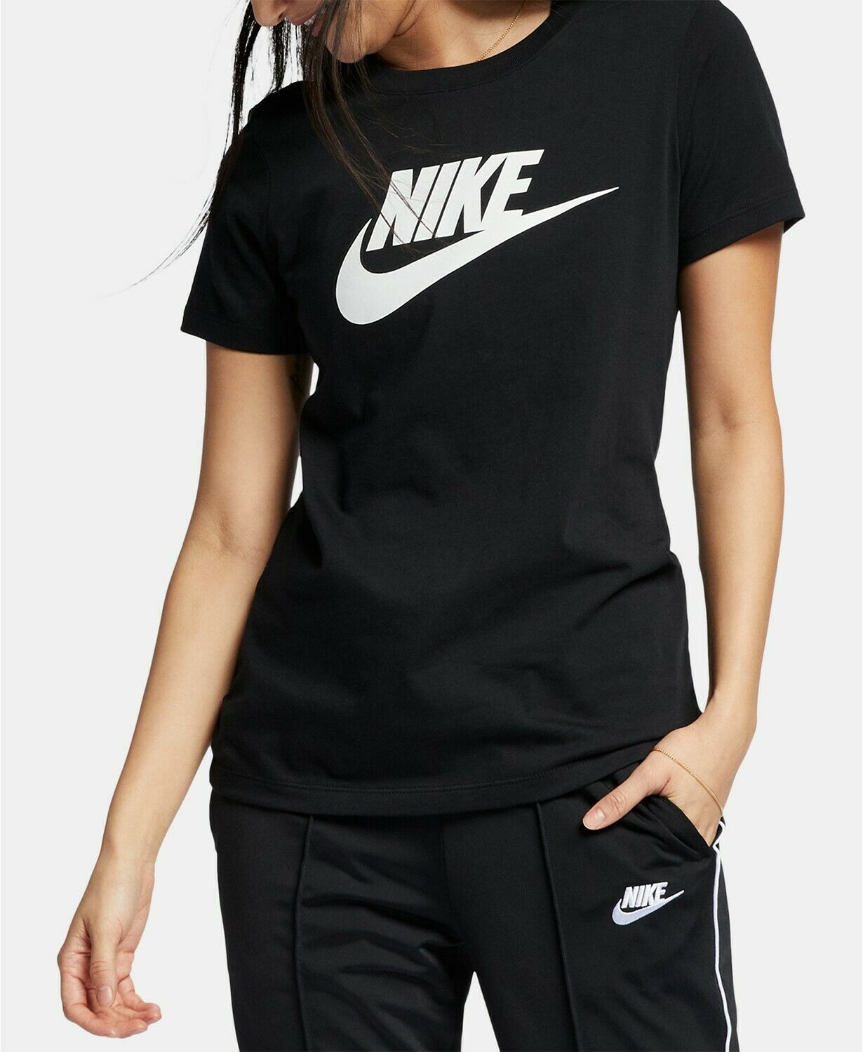 Women’s Nike T-shirt S-2xl Graphic Swoosh Logo Crew Neck Athletic Dri-fit Tee