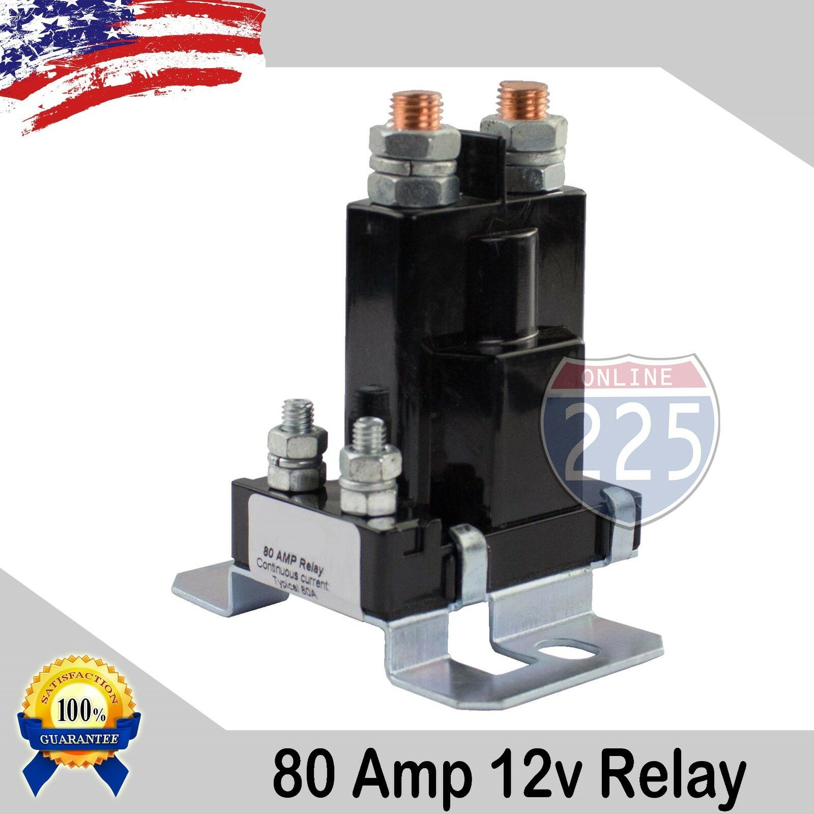 80 Amp Heavy Duty High Current Power Performance Dual Battery Isolator Relay Us