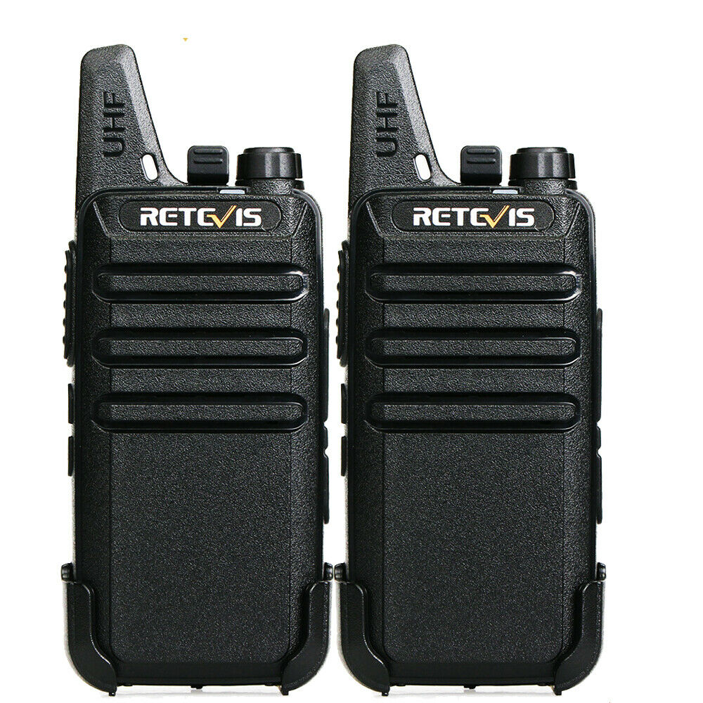 Retevis Rt22 Long Range Two Way Radios Uhf Ctcss/dcs Vox 2w Walkie Talkies (2x)