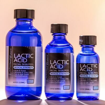 Lactic Acid Skin Peel For Acne Wrinkles Melasma Age Spots 25% 40% 50% 90%
