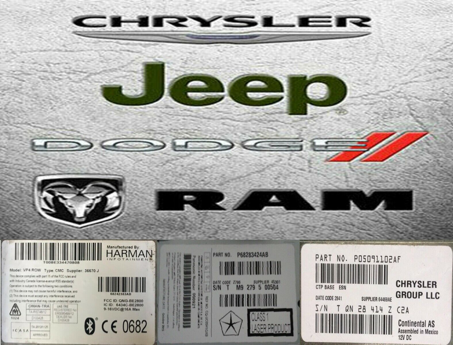 Chrysler Jeep Dodge Radio Code Decode Unlocking Fast
